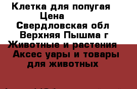 Клетка для попугая  › Цена ­ 500 - Свердловская обл., Верхняя Пышма г. Животные и растения » Аксесcуары и товары для животных   